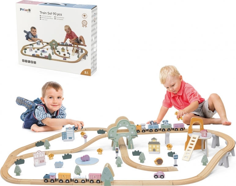 VIGA PolaB Vláčik set 90 prvkov