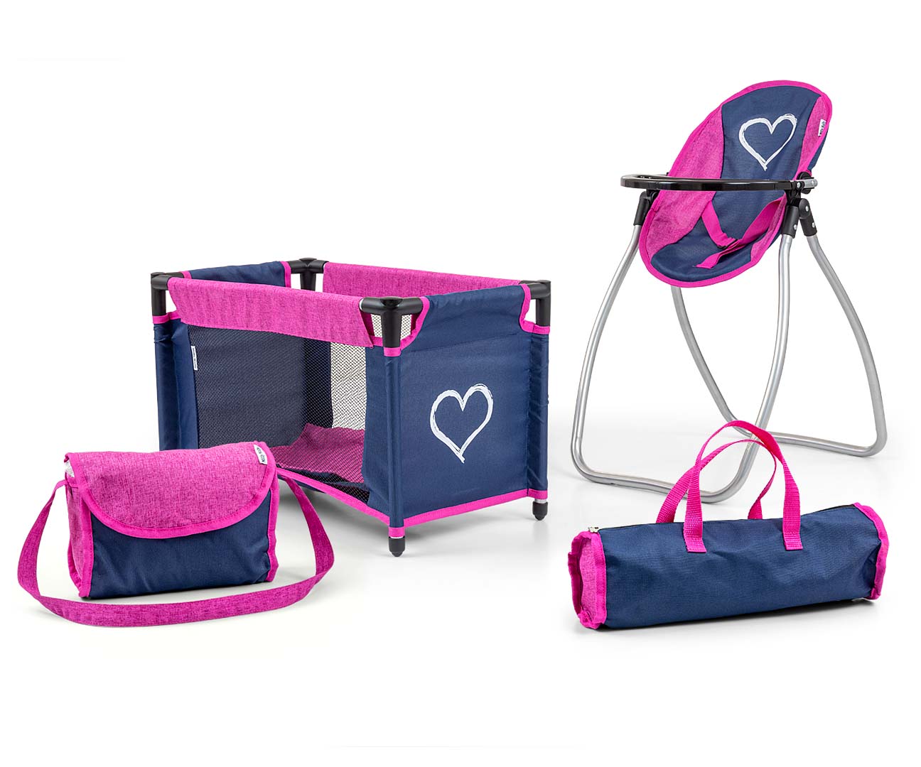 Detská sada pre bábiky Elsa Prestige Milly Mally navy