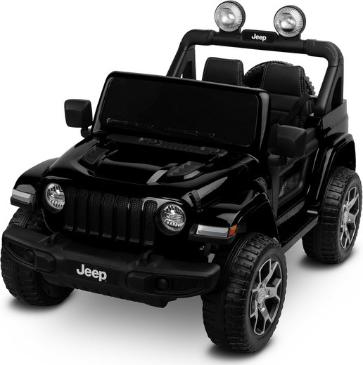 Toyz TERÉNNÍ AUTO JEEP RUBICON NA BATERIE Černé