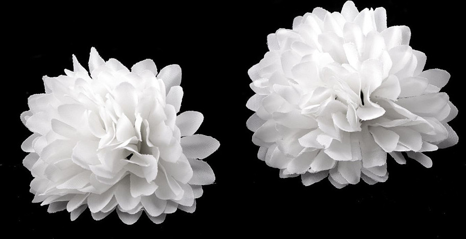 Umělý květ chryzantéma Ø5 cm Varianta: 1 bílá, Balení: 10 ks