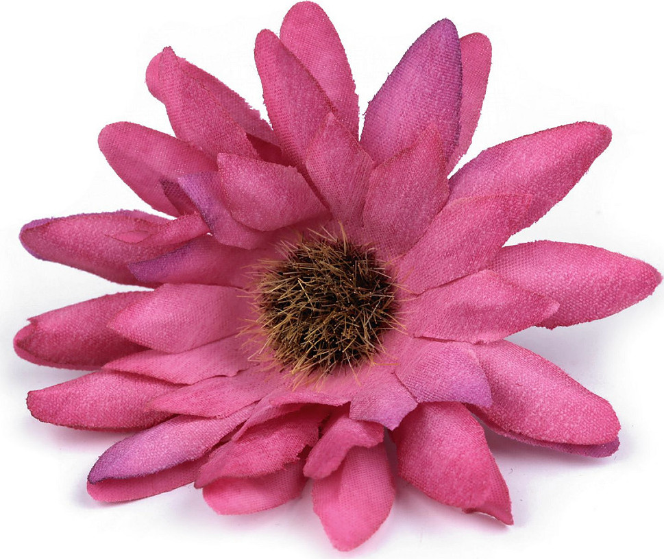 Umělý květ gerbera Ø6,5 cm Varianta: 3 fialovorůžová, Balení: 10 ks