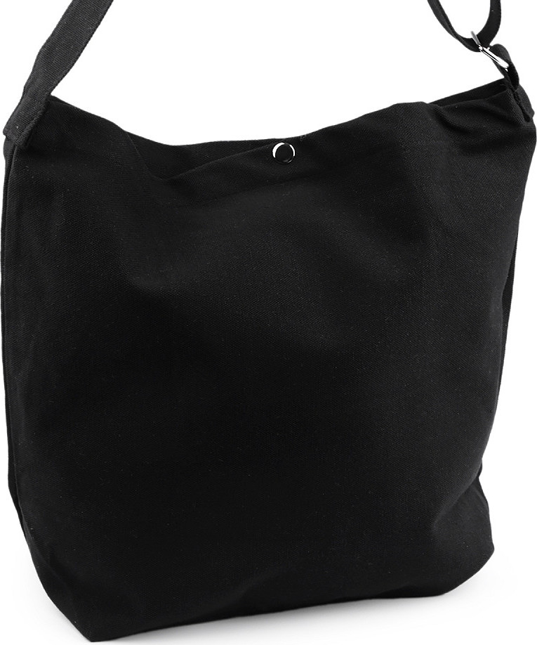 Textilní taška bavlněná k domalování / dozdobení 36x45 cm Varianta: 2 černá, Balení: 1 ks