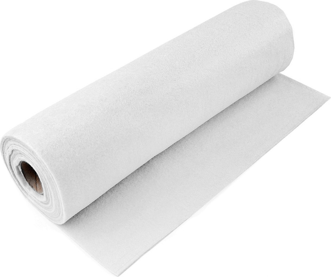 Filc / plsť metráž tloušťka 3 mm Varianta: 1 (F31) bílá, Balení: 1 m