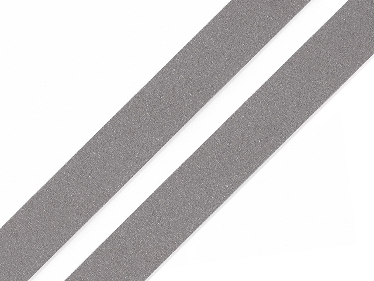 Reflexní páska šíře 15 mm našívací Varianta: šedá, Balení: 3 m