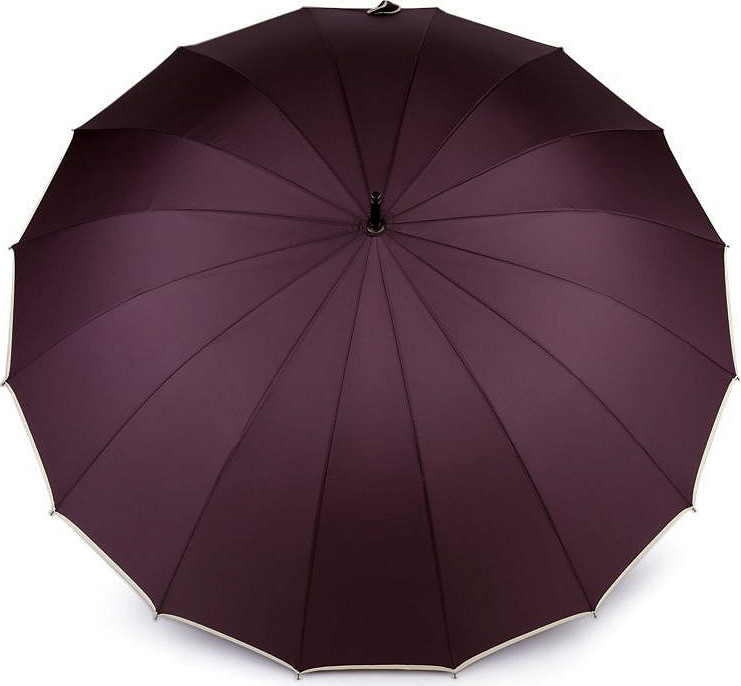 Velký rodinný deštník Varianta: 2 fialová tmavá, Balení: 1 ks