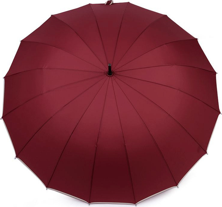 Velký rodinný deštník Varianta: 7 bordó sv., Balení: 1 ks