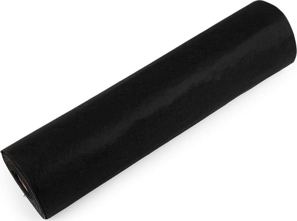 Plsť / filc šíře 50 cm Varianta: 11 (F77) černá, Balení: 5 m