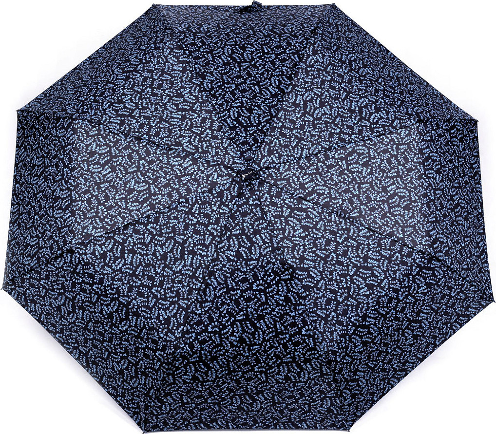 Dámský skládací vystřelovací deštník Varianta: 4 modrá tmavá, Balení: 1 ks