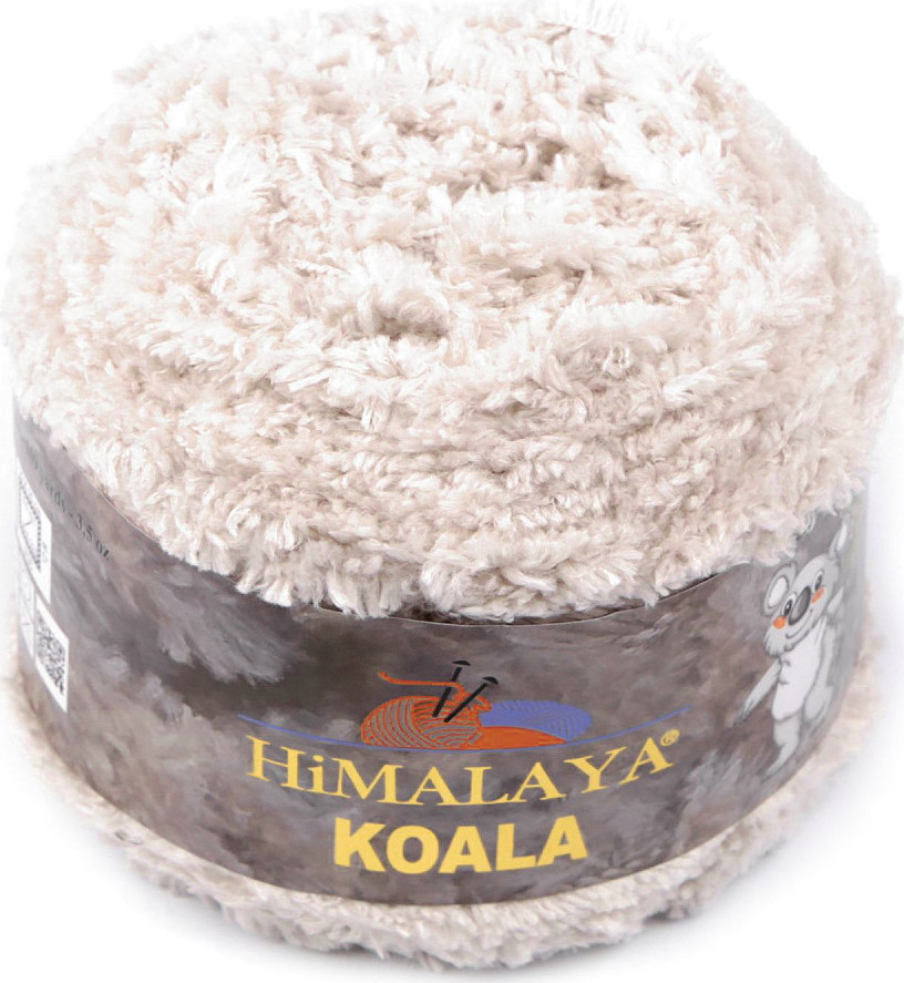 Pletací příze Himalaya Koala 100 g Varianta: 2 (75701) béžová světlá, Balení: 1 ks
