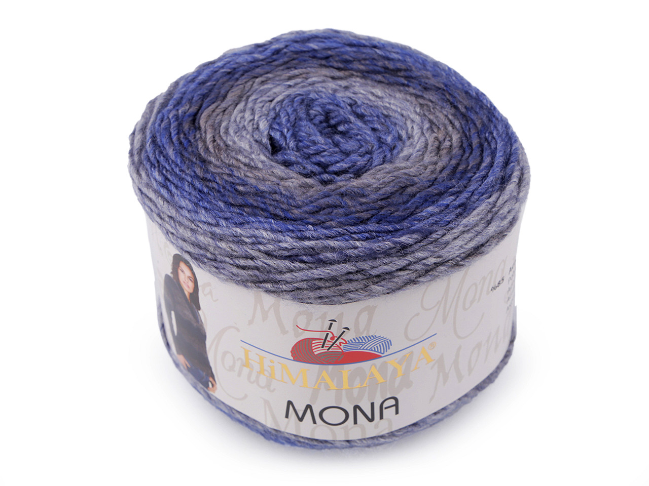 Pletací příze Himalaya Mona 100 g Varianta: 6 (22110) modrá, Balení: 1 ks