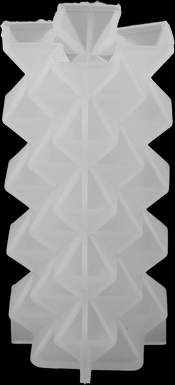 Silikonová forma na výrobu svíček a odlitků Varianta: 5 bílá, Balení: 1 ks
