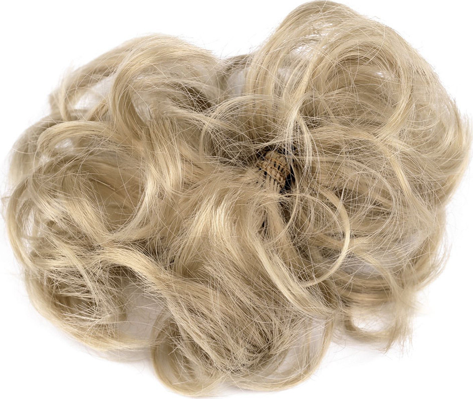 Gumička s vlasy Varianta: 1 blond, Balení: 1 ks