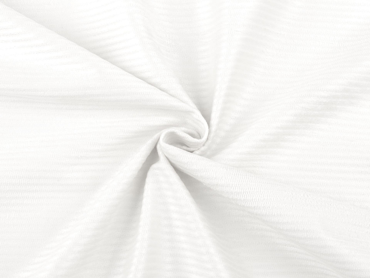 Velvet / samet oděvní s řádkovanou strukturou Varianta: 1 Off White, Balení: 1 m