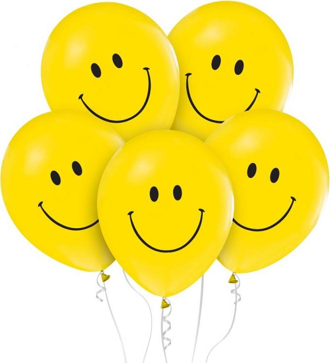 Smiles Balloons, 12" / 5 ks.