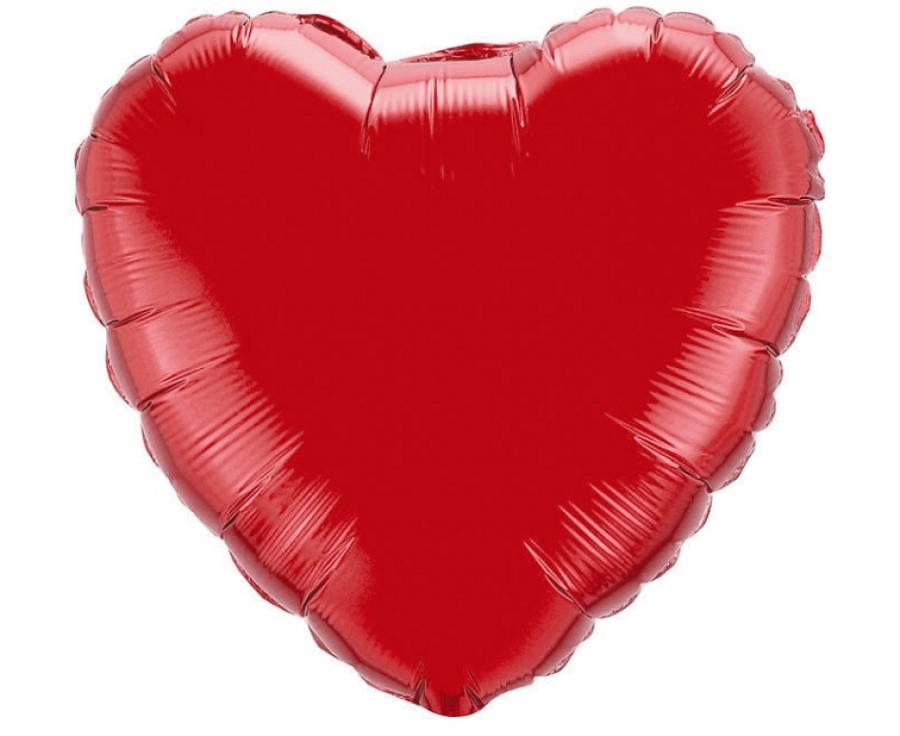 Flexmetal Fóliový balónek 18" FX - "Srdce" (červený)