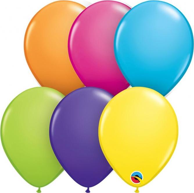 Balón QL 5", pastelový tropický mix / 100 ks.