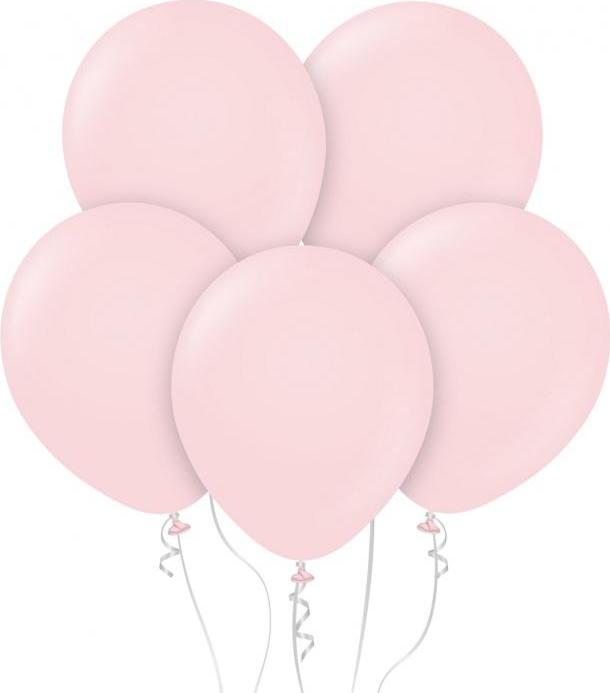 Balóniky Beauty&Charm, cestovinové svetlo ružové 12" / 10 ks.