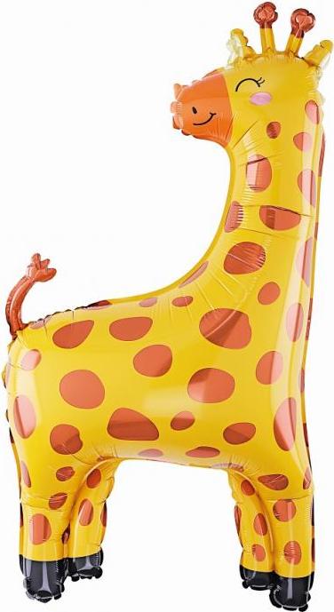 Fóliový balónek žirafa, 46x87 cm