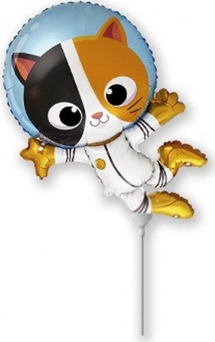 Flexmetal 14" fóliový balónek FX - Astronaut Cat