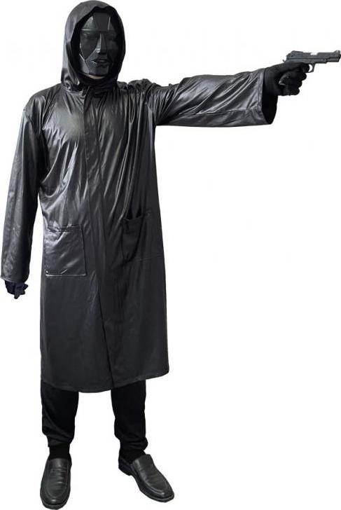 Godan / costumes Color Game Costume, Black - Big Boss (kabát, maska), vel. 38, KK
