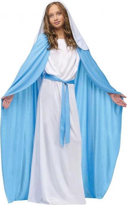 Gama Kostým "Mary White Dress", Betlém, velikost (110/120)