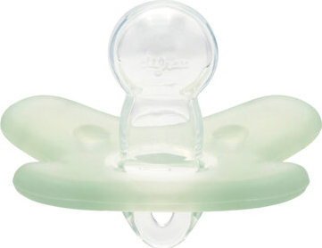 CANPOL babies Dudlík 100% silikonový symetrický 6-12m 1ks zelený
