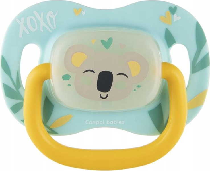 CANPOL babies Cumlík silikónový symetrický EXOTIC ANIMALS 6-18m 1ks koala