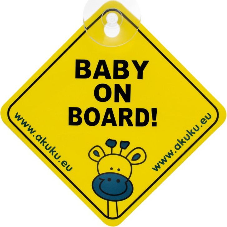 Přívěsek/přísavka AKUKU A0645 BABY ON BOARD