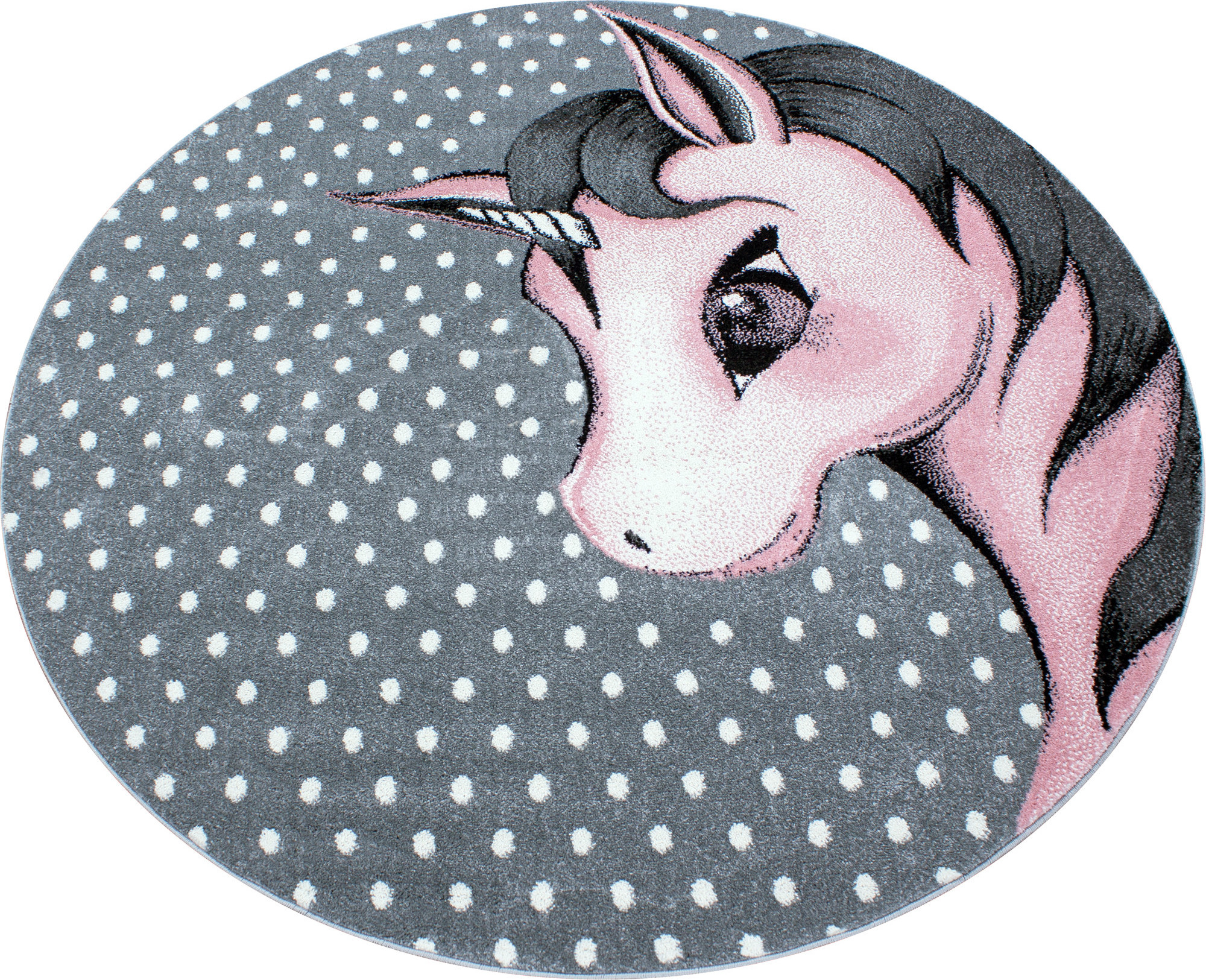 Ayyildiz koberce Dětský kusový koberec Kids 590 pink kruh Rozměry koberců: 120x120 (průměr) kruh