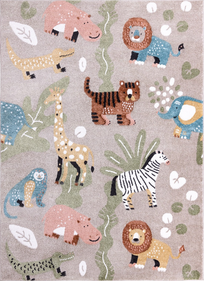 Dywany Łuszczów Dětský kusový koberec Fun Africa beige Rozměry koberců: 80x150