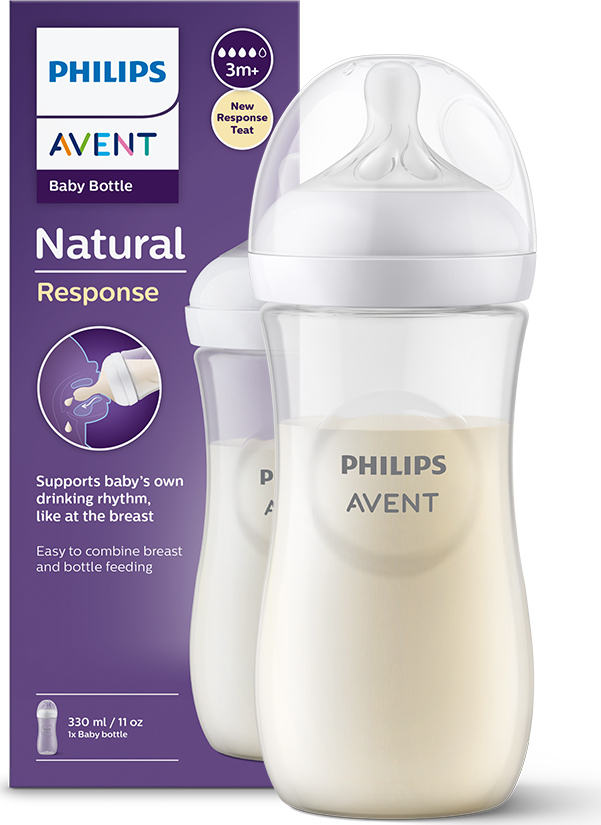 Philips Avent Dětská láhev Natural Response 330 ml, 3m+