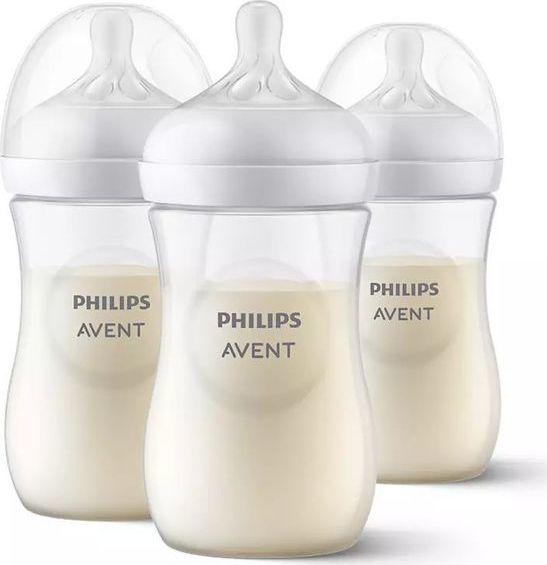 Philips Avent Dětská láhev Natural Response 260 ml, 1m+, 3 ks