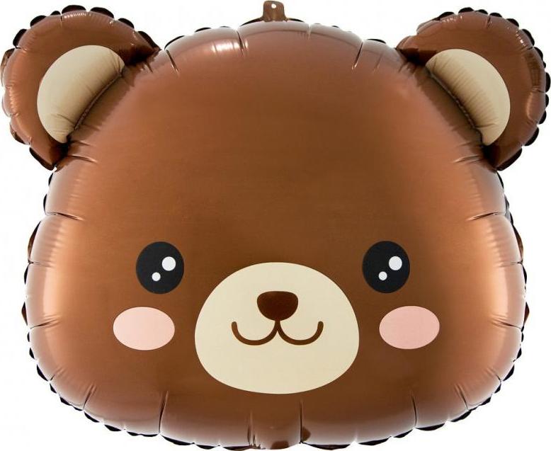 Fóliový balonek medvídka, 48x38 cm (hlava)