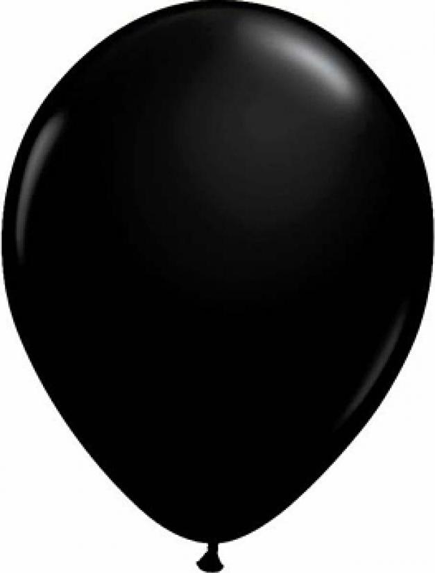 Qualatex Balón QL 11", pastelově černý / 25 ks ST ASSORT