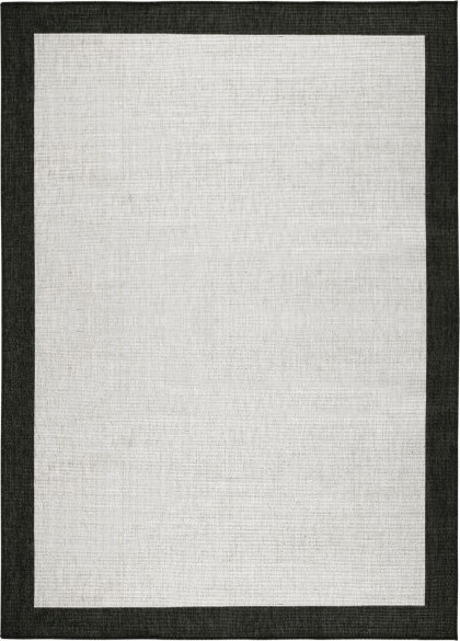 NORTHRUGS - Hanse Home koberce Kusový koberec Twin-Wendeteppiche 103105 creme schwarz – na ven i na doma Rozměry koberců: 80x150