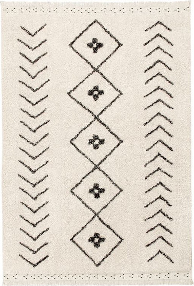 Lorena Canals koberce Přírodní koberec, ručně tkaný Berber Rhombs Rozměry koberců: 120x170
