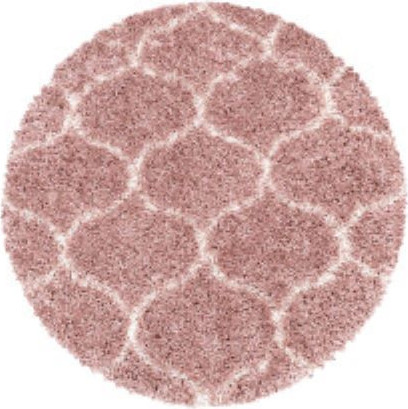 Ayyildiz koberce Kusový koberec Salsa Shaggy 3201 rose kruh Rozměry koberců: 80x80 (průměr) kruh