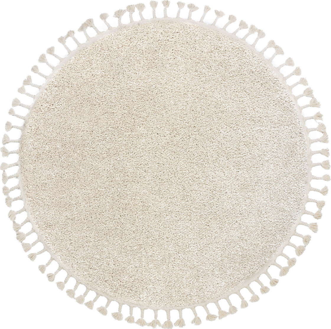 Dywany Łuszczów Kusový koberec Berber 9000 cream kruh Rozměry koberců: 160x160 (průměr) kruh