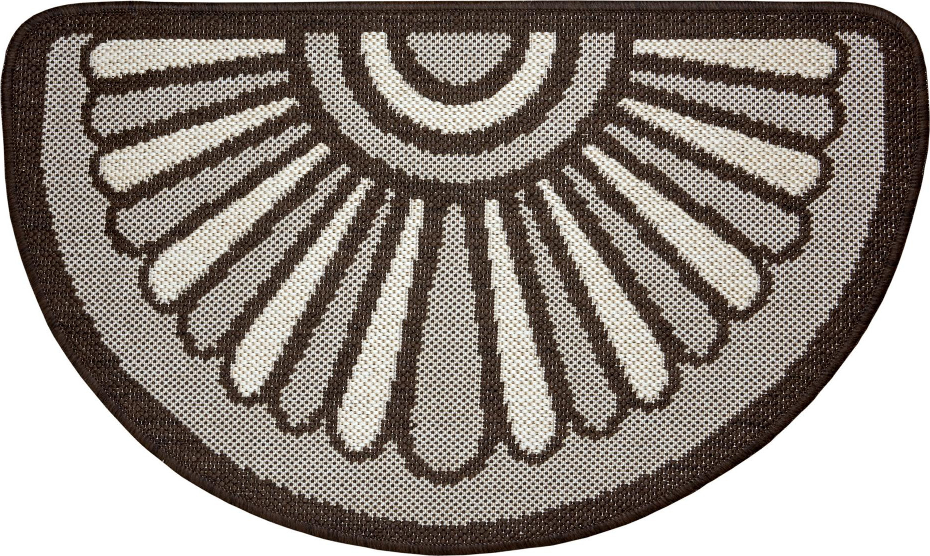 Hanse Home Collection koberce Protiskluzová rohožka Weave 105252 Taupe Brown Cream Rozměry koberců: 50x80