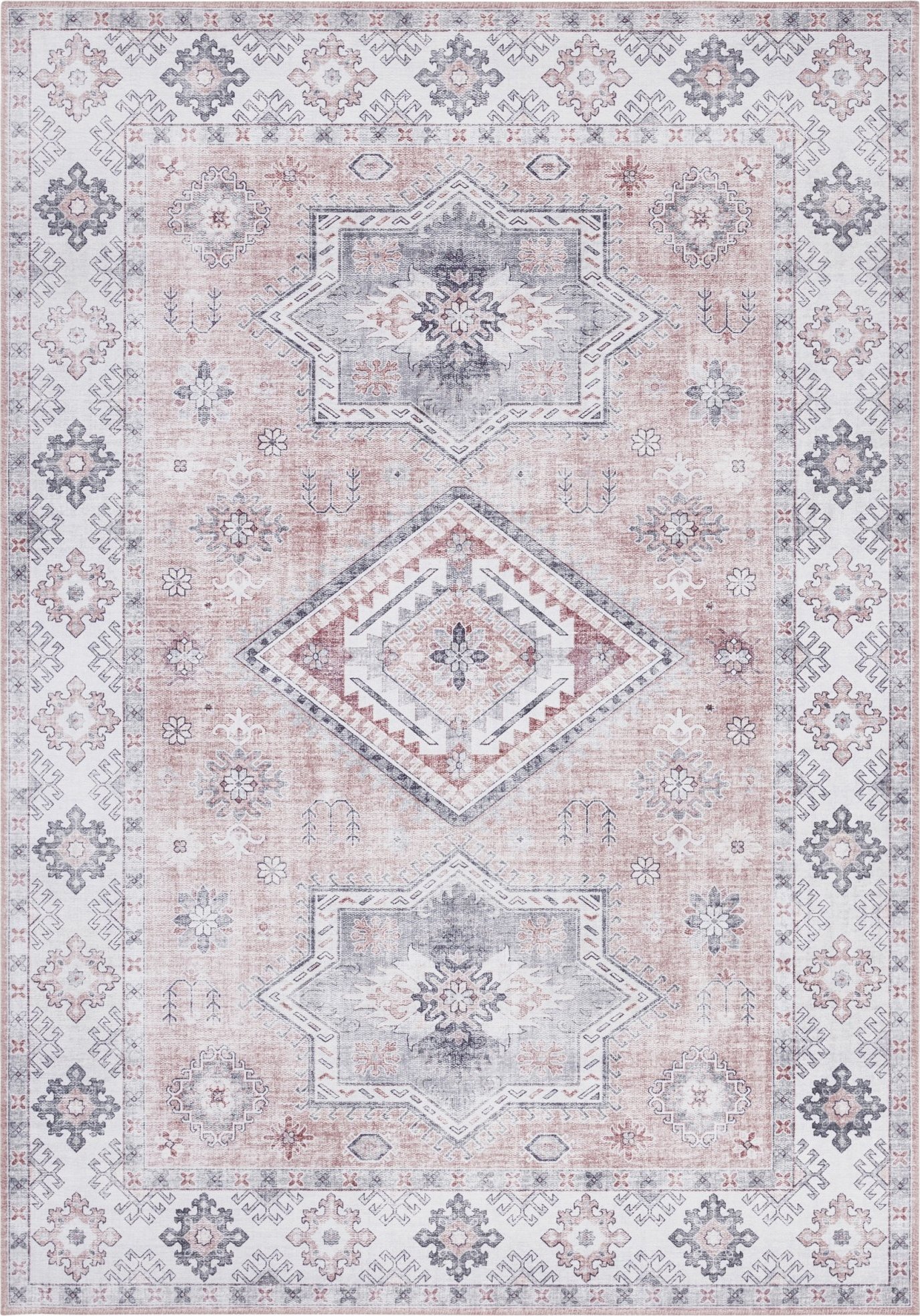 Nouristan - Hanse Home koberce Kusový koberec Asmar 104009 Old/Pink Rozměry koberců: 120x160