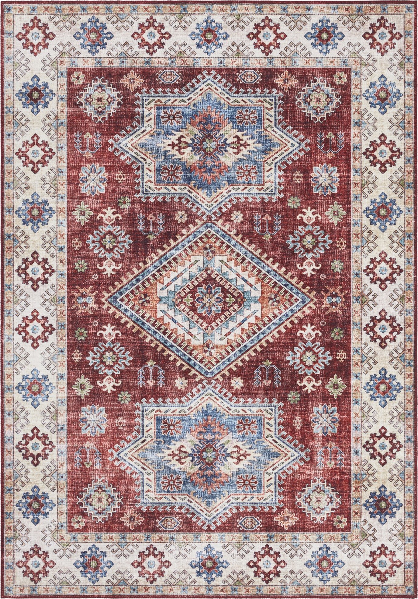 Nouristan - Hanse Home koberce Kusový koberec Asmar 104008 Ruby/Red Rozměry koberců: 120x160