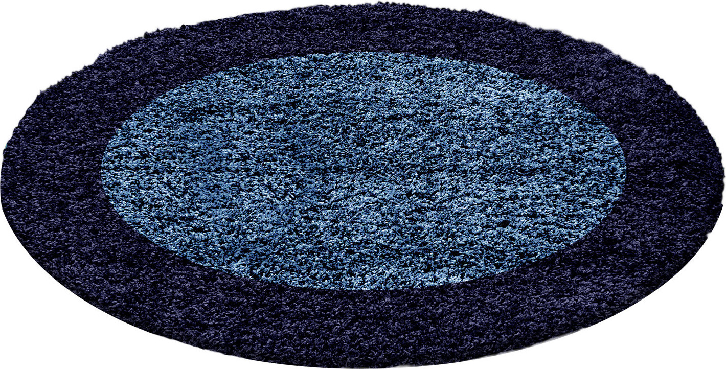 Ayyildiz koberce Kusový koberec Life Shaggy 1503 navy kruh Rozměry koberců: 120x120 (průměr) kruh