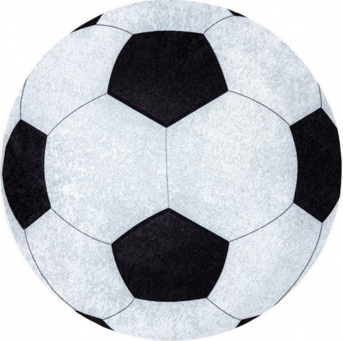 Dywany Łuszczów Dětský kusový koberec Junior 51553.802 Football Rozměry koberců: 80x80 (průměr) kruh
