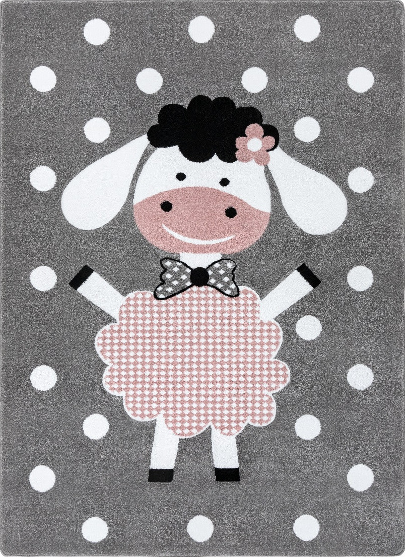 Dywany Łuszczów Dětský kusový koberec Petit Dolly sheep grey Rozměry koberců: 120x170