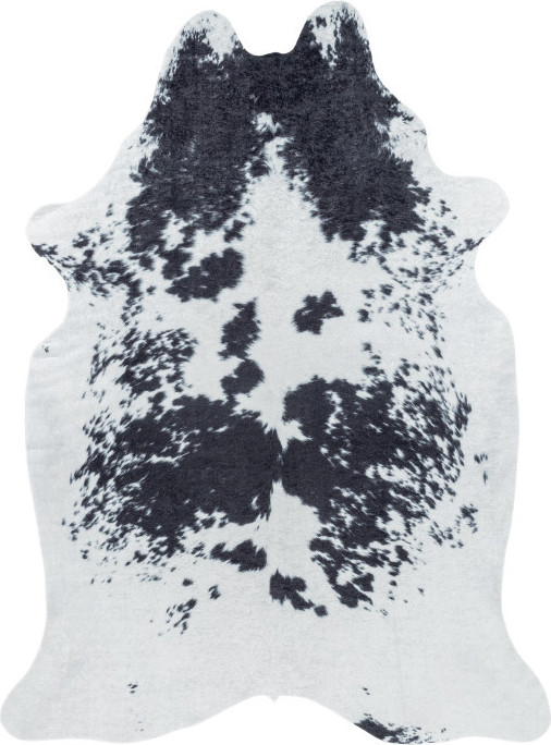Ayyildiz koberce Kusový koberec Etosha 4114 black (tvar kožešiny) Rozměry koberců: 100x135 tvar kožešiny