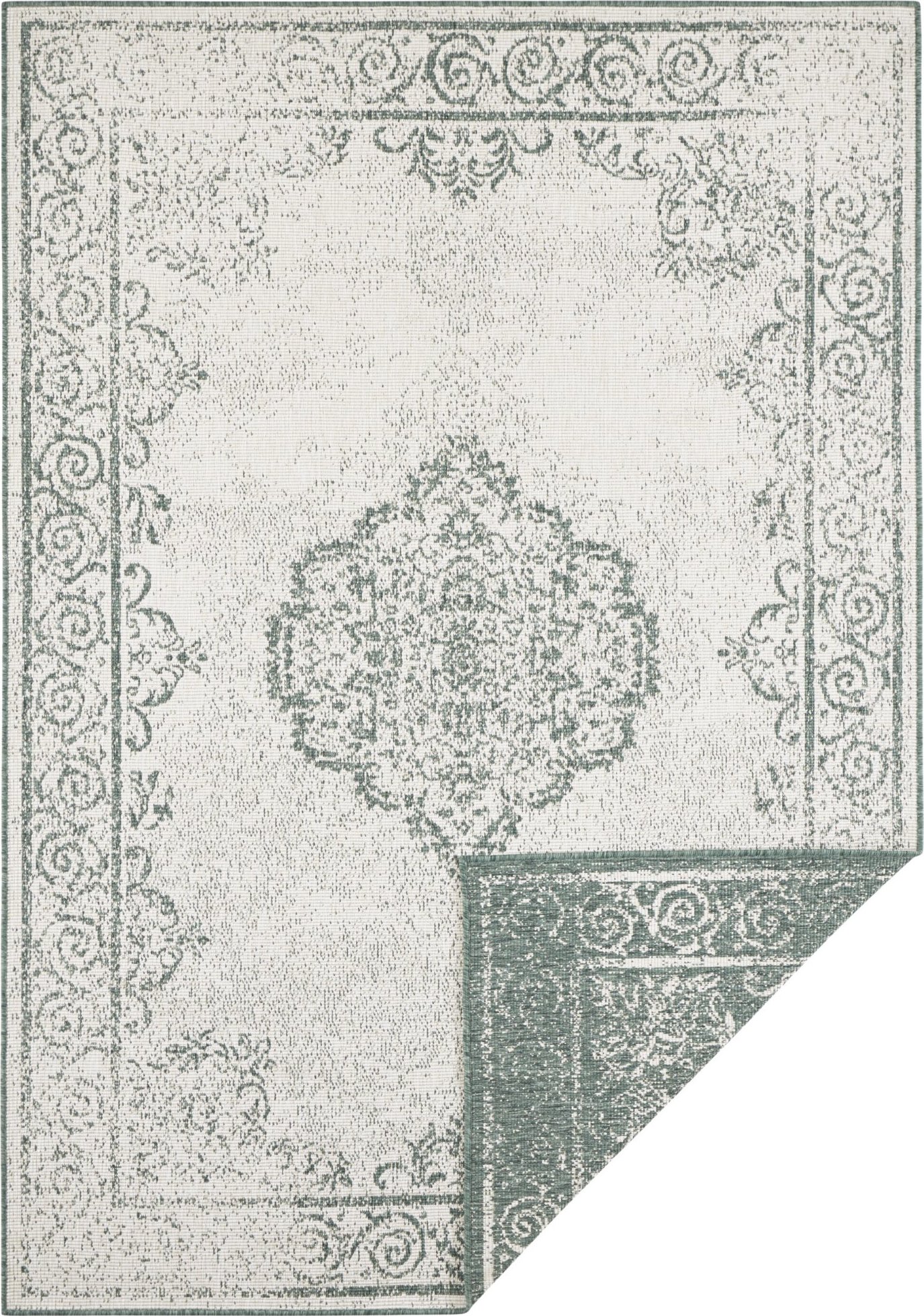 NORTHRUGS - Hanse Home koberce Kusový koberec Twin Supreme 103869 Cebu Green/Cream – na ven i na doma Rozměry koberců: 120x170