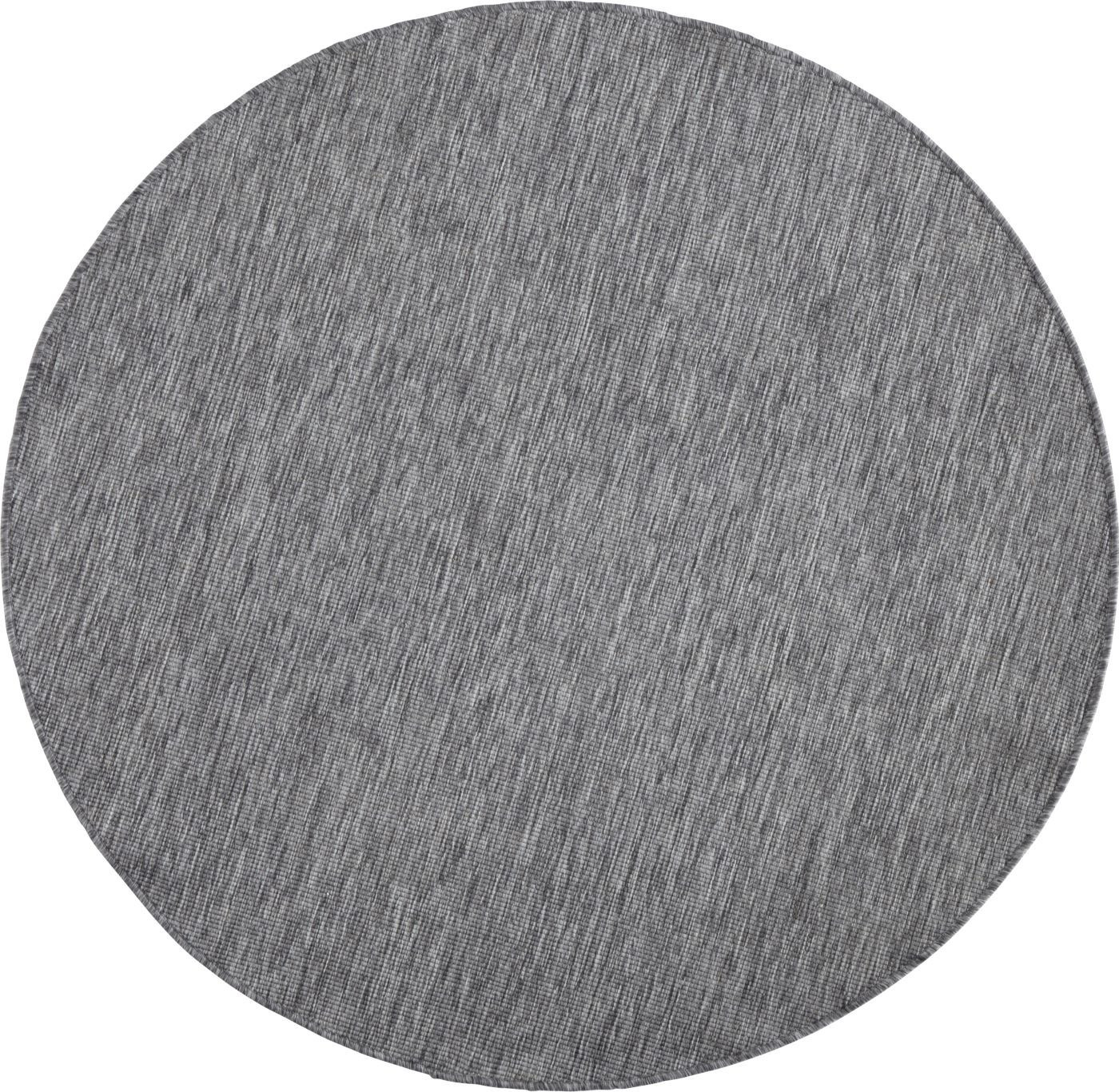 NORTHRUGS - Hanse Home koberce Kusový koberec Twin-Wendeteppiche 103097 grau creme kruh – na ven i na doma Rozměry koberců: 140x140 (průměr) kruh