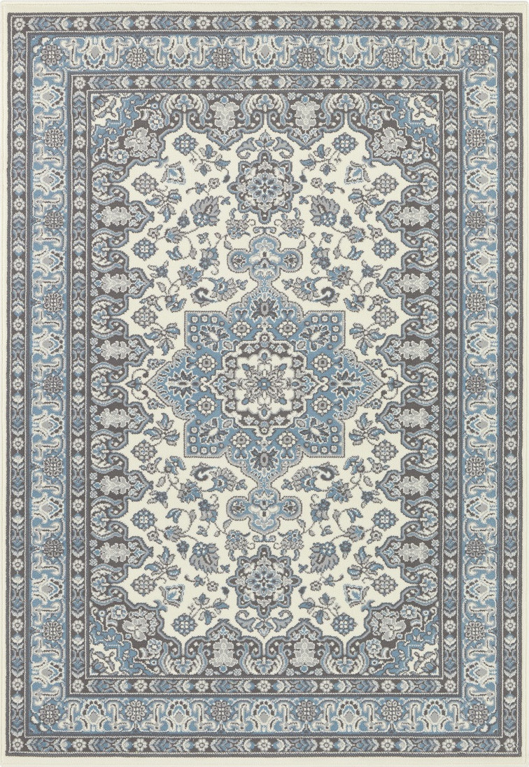 Nouristan - Hanse Home koberce Kusový koberec Mirkan 104442 Cream/Skyblue Rozměry koberců: 80x150