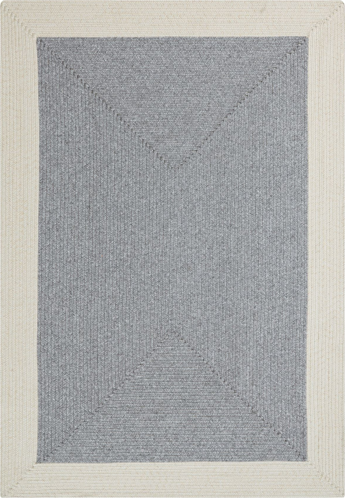 NORTHRUGS - Hanse Home koberce Kusový koberec Braided 105555 Grey Creme – na ven i na doma Rozměry koberců: 80x150