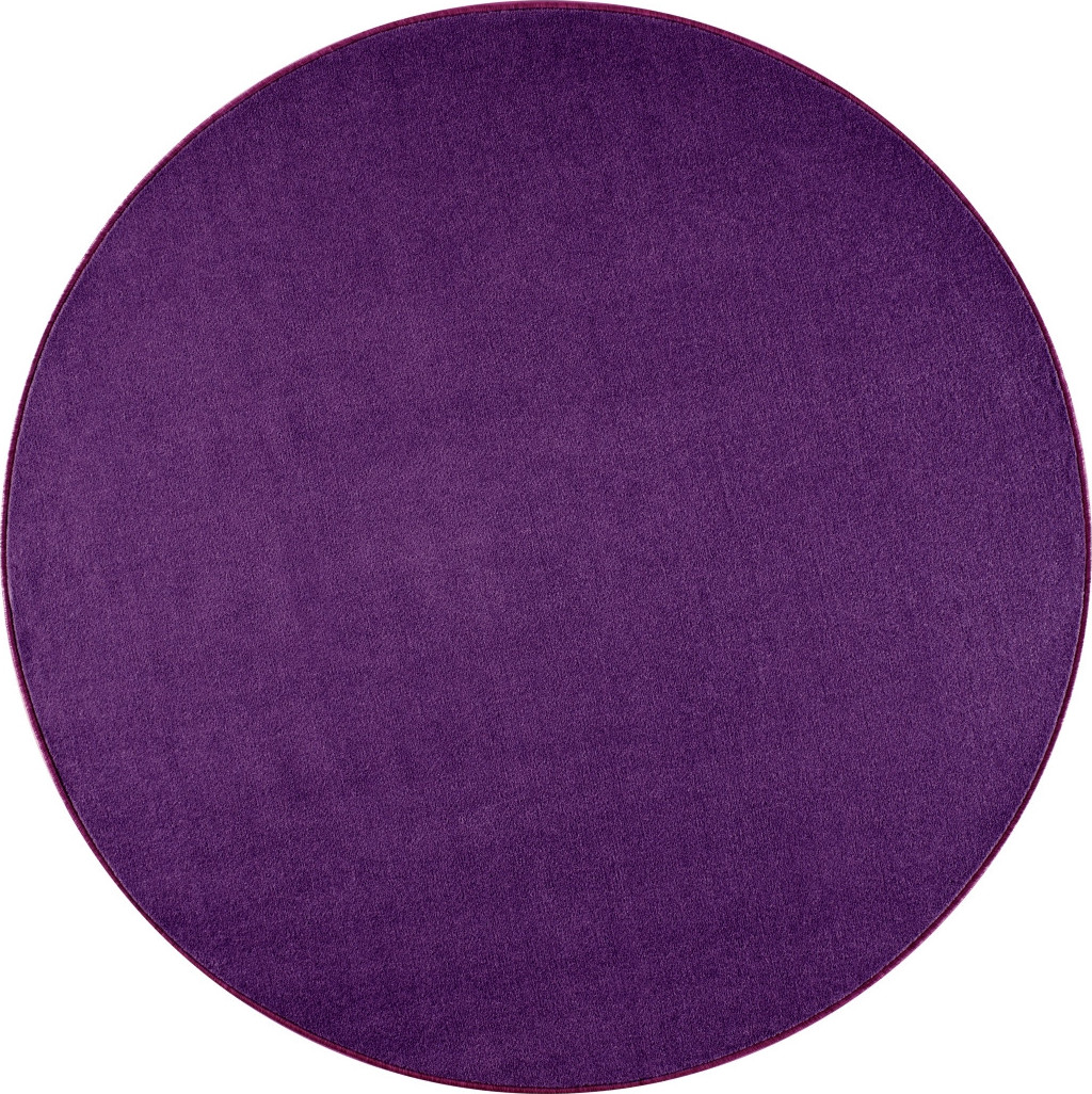 Hanse Home Collection koberce Kusový koberec Nasty 101150 Purple kruh Rozměry koberců: 133x133 (průměr) kruh